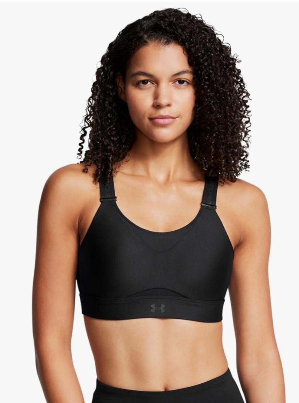 Under Armour Womens Infinity High Impact Sports Bra, Black, Large D-DD